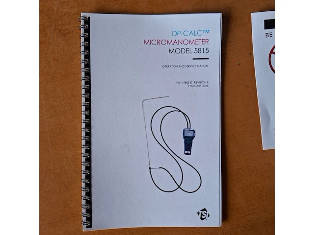 Micromanometer dp-calc, 5815 - afbeelding 6 van  8