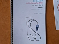 Micromanometer dp-calc, 5815 - afbeelding 6 van  8