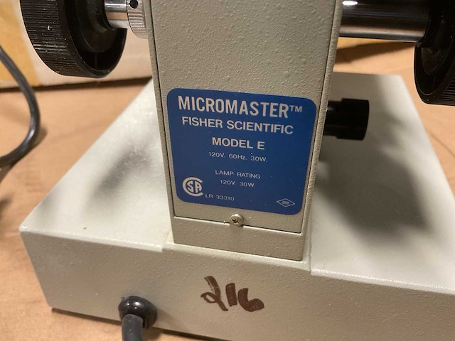 Micromaster fisher scientific e microscope - afbeelding 9 van  10