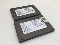 Micron 256gb (1x) en 128gb (1x) interne hardeschijf (2x)