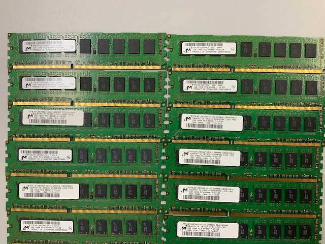 Micron technology/sk hynix 102gb (102x1gb 1rx8) pc3-10600e sticks - afbeelding 2 van  4