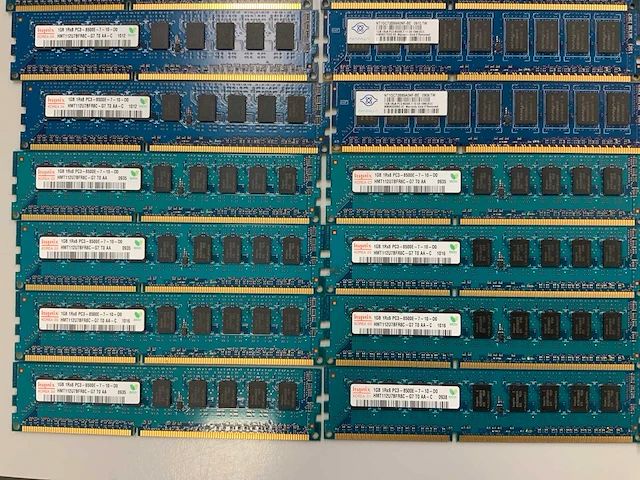 Micron technology/sk hynix 102gb (102x1gb 1rx8) pc3-10600e sticks - afbeelding 4 van  4