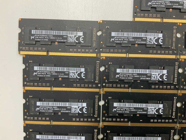 Micron technology/sk hynix 250gb(125x 2gb 1rx16) pc3l-12800s-11-13-c3 so-dimm sticks - afbeelding 4 van  5