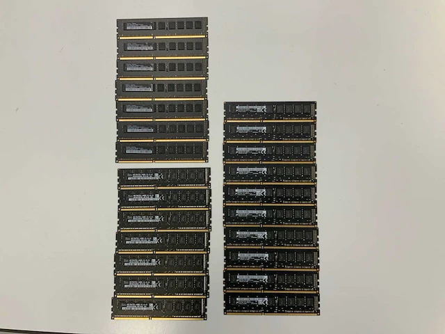 Micron technology/sk hynix/elpida 96gb(24x 4gb) pc3-14900 1866mhz ddr3 sticks - afbeelding 1 van  4