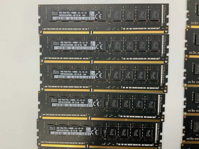 Micron technology/sk hynix/elpida 96gb(24x 4gb) pc3-14900 1866mhz ddr3 sticks - afbeelding 4 van  4