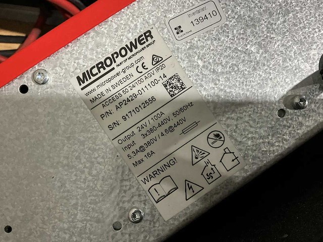 Micropower group - access 50 - industriële batterij lader (6x) - afbeelding 4 van  5