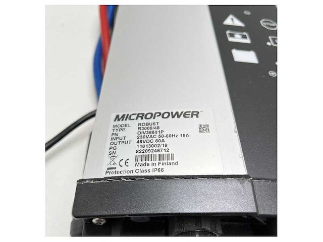 Micropower r3000/48 3000w/48v battery charger - oiv36501p - afbeelding 3 van  4