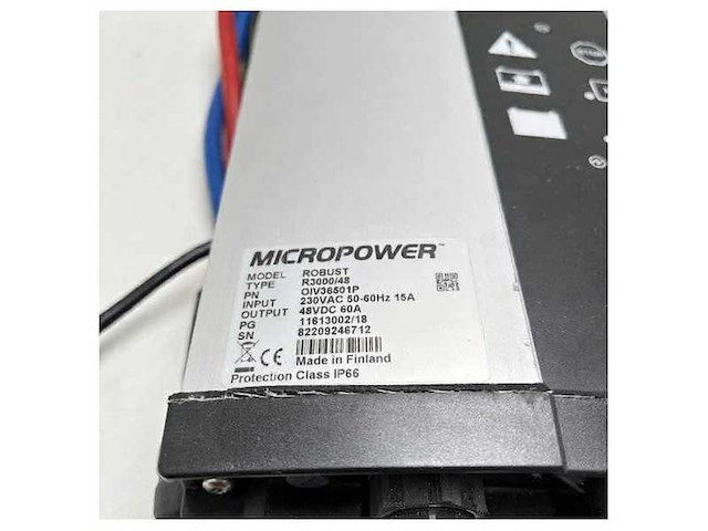 Micropower r3000/48 3000w/48v battery charger - oiv36501p - afbeelding 2 van  3