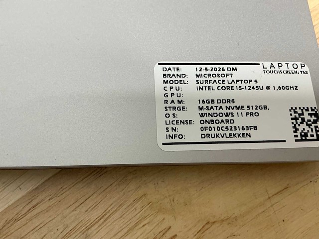 Microsoft - surface laptop 5(i5-gen12) - laptops (2x) - afbeelding 8 van  9
