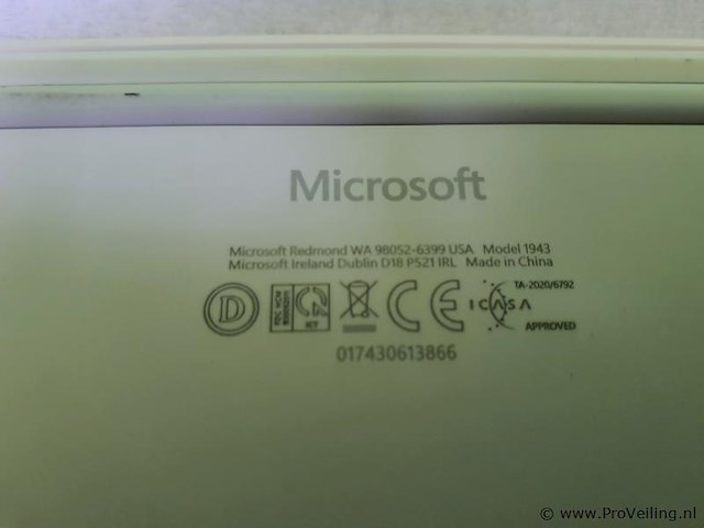 Microsoft surface 4 laptop | model 1943 - afbeelding 4 van  5