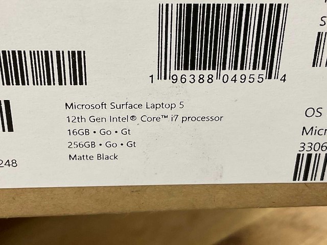 Microsoft surface 5 i7 laptop - afbeelding 3 van  3