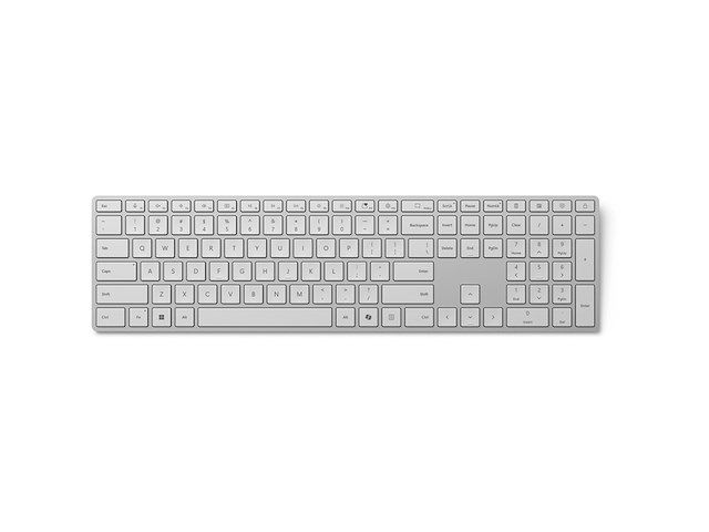 Microsoft surface keyboard (2nd edition) toetsenbord qwertz grijs - afbeelding 1 van  2