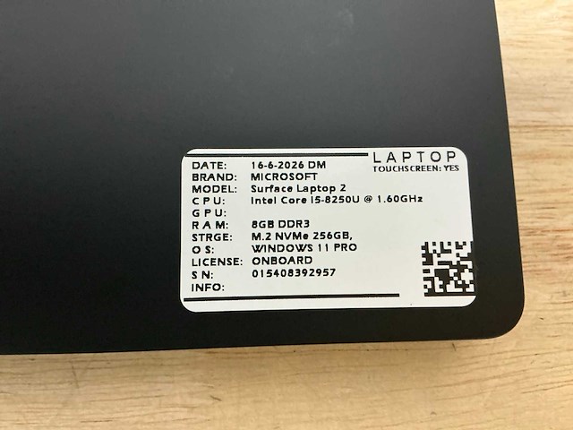 Microsoft surface laptop 2 laptop (2x) - afbeelding 7 van  8