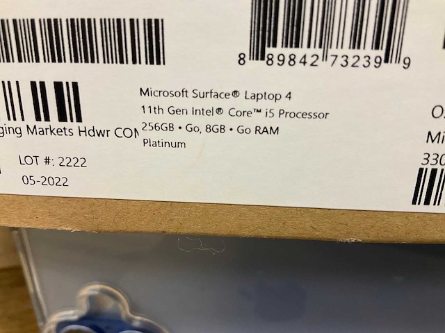 Microsoft surface laptop 4 11th generation - afbeelding 2 van  3