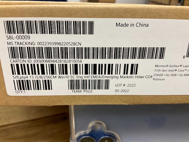 Microsoft surface laptop 4 11th generation - afbeelding 3 van  3