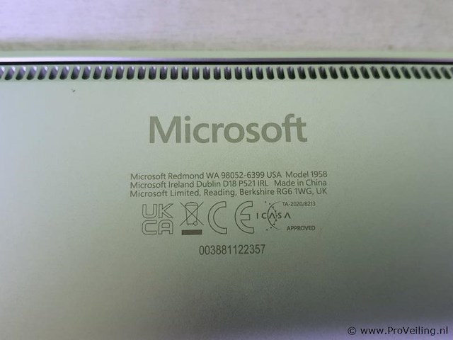 Microsoft surface laptop | model 1958 - afbeelding 3 van  4