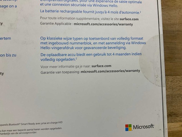 Microsoft surface toetsenbord - afbeelding 3 van  3