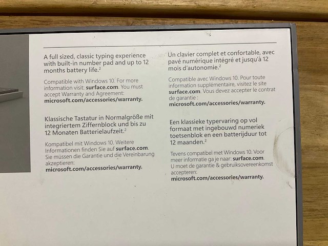 Microsoft surface toetsenbord - afbeelding 3 van  3