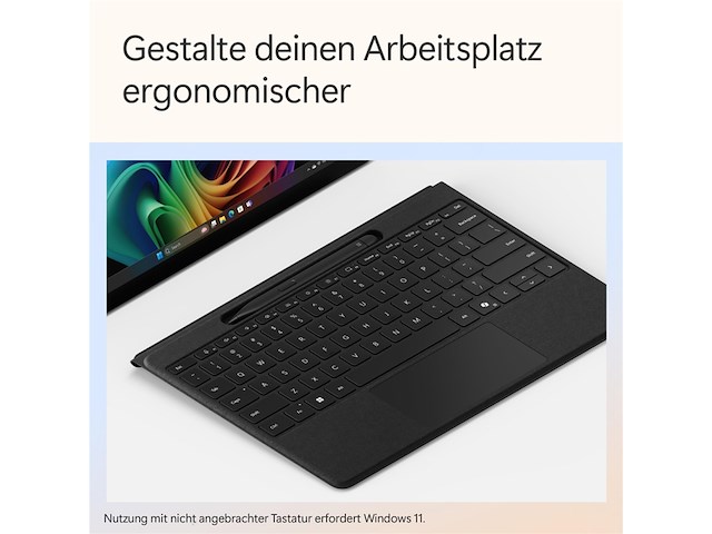 Microsoft surface zqz-00006 toetsenbord voor mobiel apparaat qwertz zwart - afbeelding 2 van  4