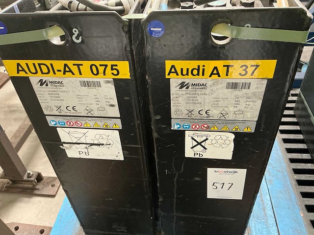 Midac 12x3mdl155n-ct batterij (2x) - afbeelding 1 van  2