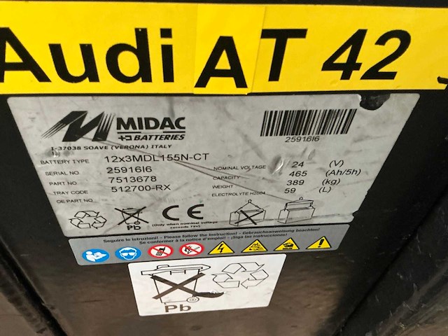 Midac 12x3mdl155n-ct batterij (3x) - afbeelding 3 van  4