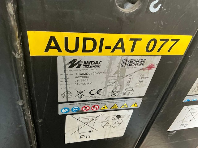 Midac 12x3mdl155n-ct batterij (3x) - afbeelding 3 van  4