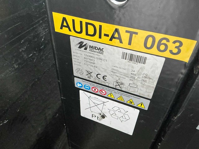 Midac 12x3mdl155n-ct batterij (3x) - afbeelding 2 van  5