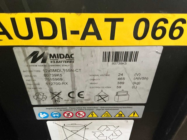 Midac 12x3mdl155n-ct batterij (3x) - afbeelding 2 van  4