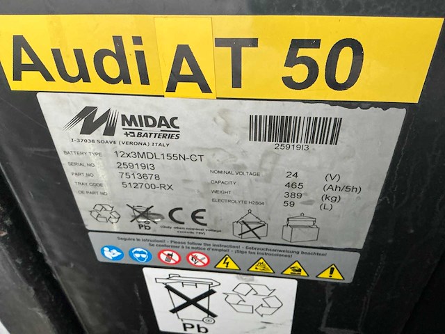 Midac 12x3mdl155n-ct batterij (3x) - afbeelding 1 van  1