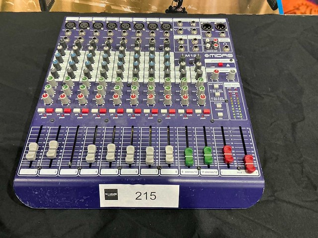 Midas dm12 analoge mengtafel - afbeelding 1 van  3