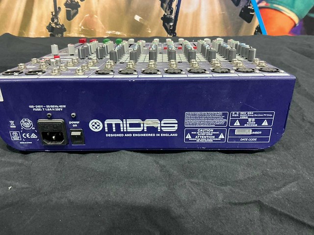 Midas dm12 analoge mengtafel - afbeelding 2 van  3