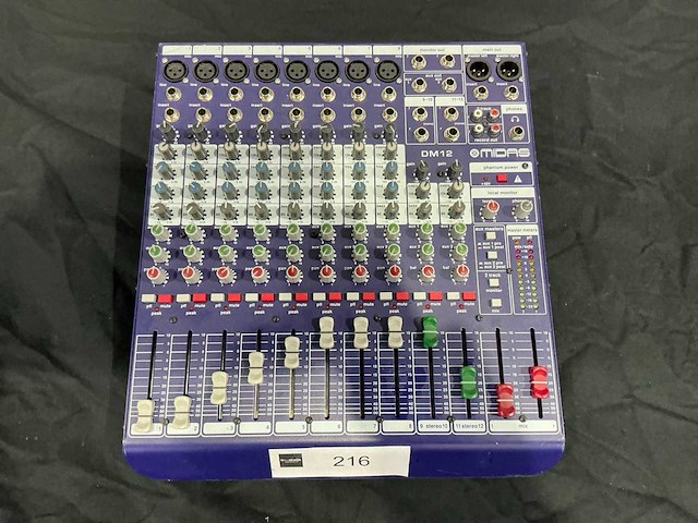 Midas dm12 analoge mengtafel - afbeelding 2 van  3