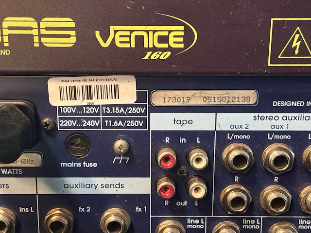 Midas venice 160 analoge mengtafel - afbeelding 7 van  10