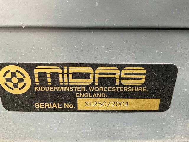 Midas xl 250 40/18 analoge mengtafel - afbeelding 9 van  10