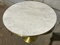 Middelhoge restauranttafel ø 100 cm (4x) - afbeelding 2 van  4