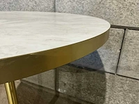 Middelhoge restauranttafel ø 100 cm (4x) - afbeelding 3 van  4