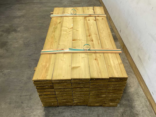 Midden-europees vuren plank fijnbezaagd 179,5x20x1,9 cm (320x) - afbeelding 6 van  8