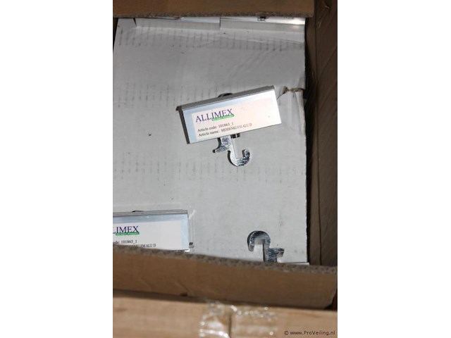 Midden klem alu - 100 stuks - afbeelding 1 van  3