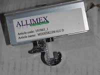 Midden klem alu - 100 stuks - afbeelding 2 van  3