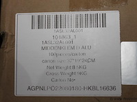 Midden klem alu - 100 stuks - afbeelding 3 van  3