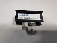 Middenklem d zwart black d - partij - ca. 100 stuks - afbeelding 2 van  4