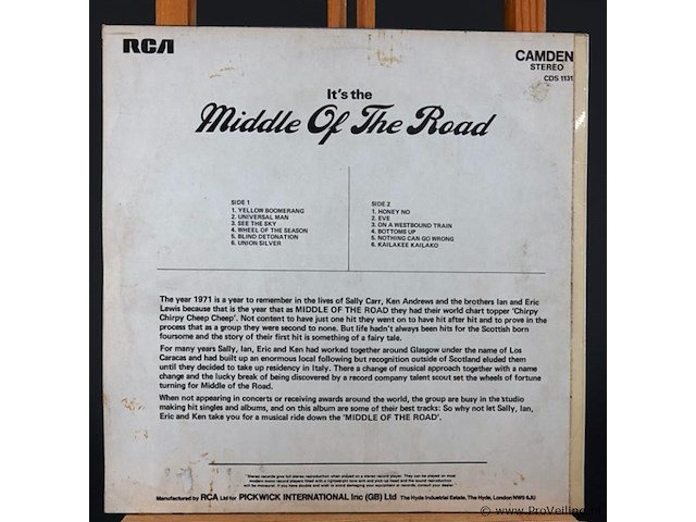 Middle of the road - afbeelding 2 van  5