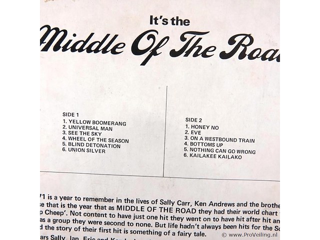 Middle of the road - afbeelding 3 van  5