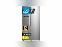 Midea amerikaanse koelkast mers530fgd02 – 532 liter – energielabel d