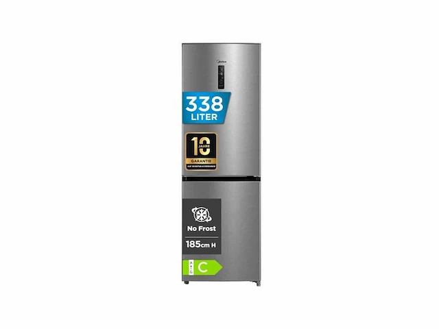 Midea koel-vriescombinatie merb345mgc02 338 liter energielabel c - afbeelding 1 van  6