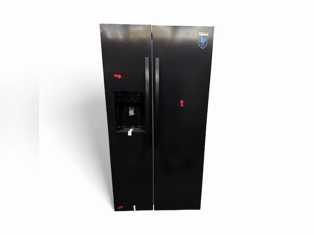 Midea ks-ddx 6.32 wt amerikaanse koelkast – no frost, 520 liter, energielabel d - afbeelding 2 van  8