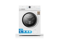 Midea mf10ew70b wasmachine voorlader 7 kg 1400 rpm wit - afbeelding 1 van  6