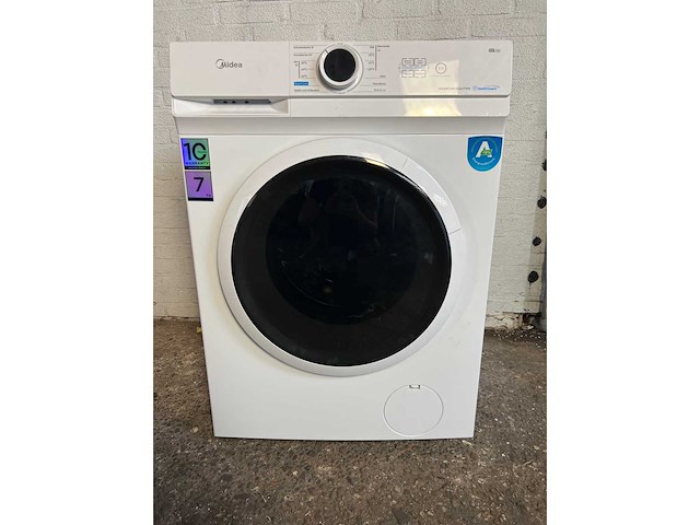 Midea mf10ew70ba10 wasmachine - 7 kg - 1400 rpm - afbeelding 1 van  5