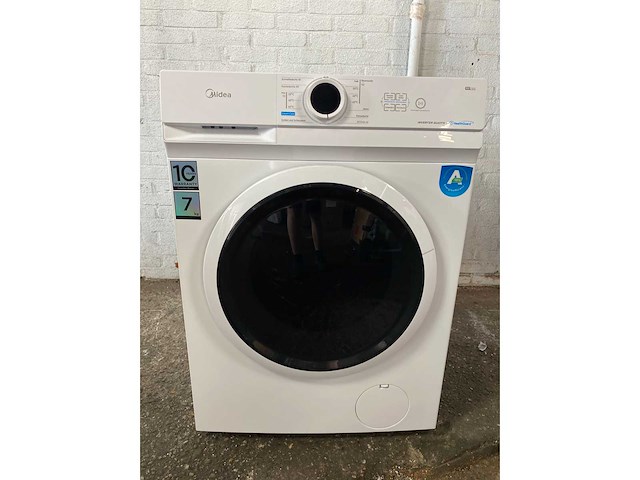 Midea mf10ew70ba10 wasmachine 7 kg 1400 rpm duits display - afbeelding 2 van  5