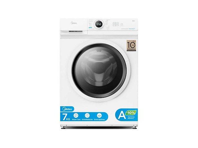 Midea mf10ew70ba10 wasmachine 7 kg 1400 rpm duits display - afbeelding 1 van  6